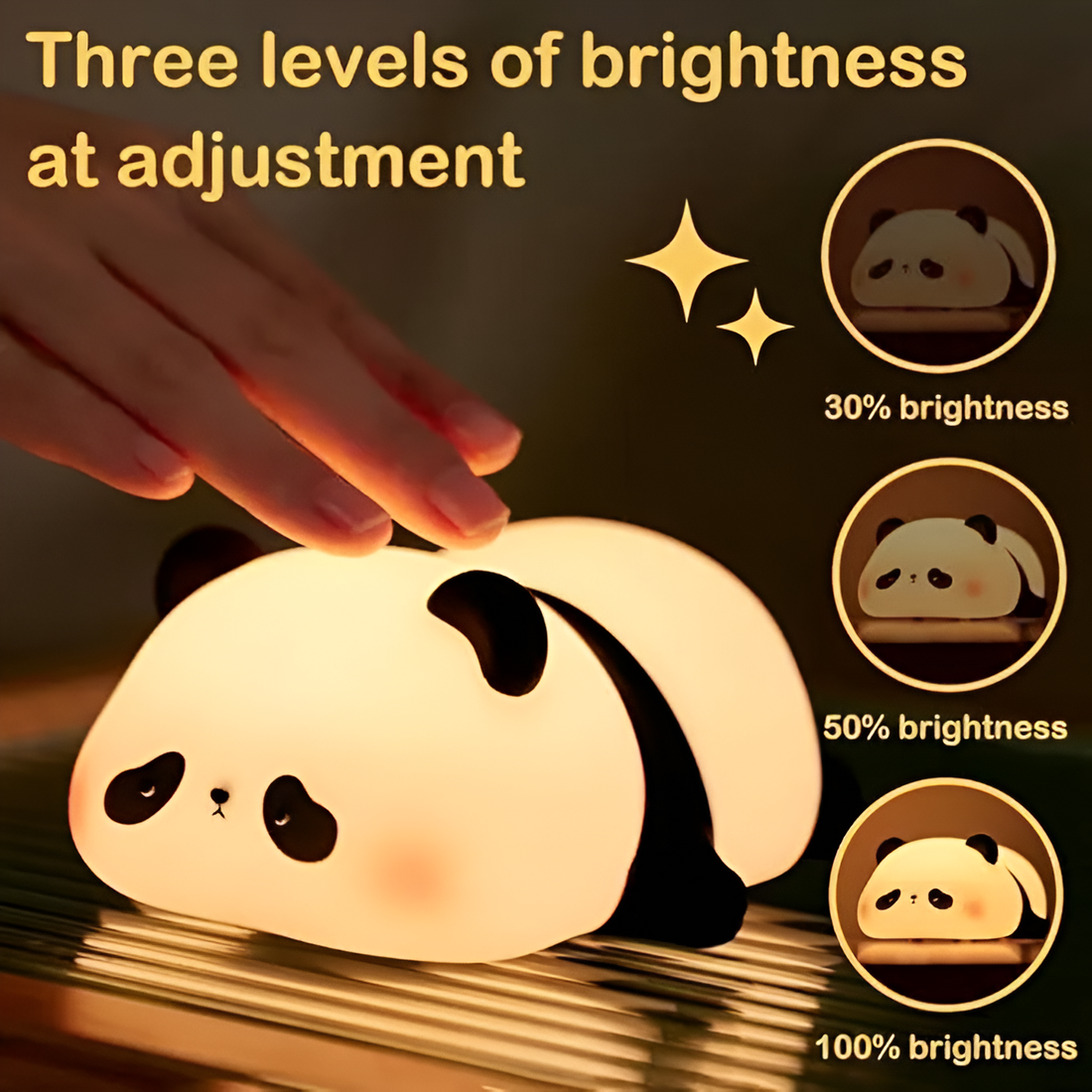 Silicone Panda Night Lamp